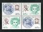 AUSTRALIA 1995 50th Anniversary of the Australia National Trust. Set of 6 including the block. - 51059 - UHM
