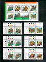HONG KONG CHINA 1999 Joint Issue with Singapore. Set of 6 and miniature sheet. - 51151 - UHM