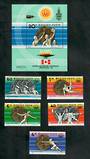 HUNGARY 1976 Olympic Medal Winners of Hungary. Set of 5 and miniature sheet. - 51153 - UHM