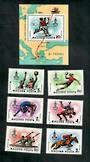 HUNGARY 1980 Olympic Games Moscow. Second series. Set of 7 and miniature sheet. - 51157 - UHM