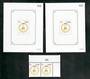 THAILAND 1999 Songkran Day. Single and two miniature sheets. - 51173 - UHM