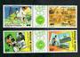 DJIBOUTI 1985 Lome '85. Set of 4 in joined pairs. - 51199 - UHM
