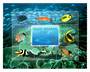 CHINA 1998 Fish. Sheetlet of 8. - 51354 - UHM