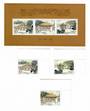 CHINA 1998 Masoleum of King Yandi. Set of 3 and miniature sheet. - 51837 - UHM