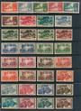 FRENCH GUINEA 1938 Definitives. Set of 33. Mostly in fine mint condition with gum removed as is common. Two of the values are ni
