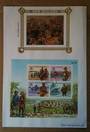 NEW ZEALAND 1985 Military History. Miniature sheet on first day cover. Benham Silk cover. - 520011 - FDC