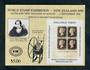 NEW ZEALAND 1990 World Stamp Exhibition. Penny Black miniature sheet. - 52008 - UHM