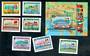 HUNGARY 1981 150th Anniversary of the Danube Ferry Service from Pest to Vienna. Set of 7 and miniature sheet. - 52029 - UHM