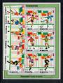PENRHYN 1982 World Cup Football Championship. Set of 9 in strips of 3 and the miniature sheet. - 52031 - VFU