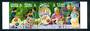 PITCAIRN ISLANDS 2002 Weaving. Strip of 4 and label. - 52193 - UHM