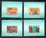 THAILAND 1997 Asalhapuja Day. Set of 4 miniature sheets. - 52364 - UHM