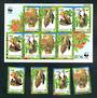 FIJI 1997 Endangered Species. Set of 4 and miniature sheet. - 52411 - UHM