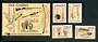 GAMBIA 1987 Mansing Musical Instruments. Set of 4 and miniature sheet. - 52415 - UHM