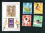FIJI 1996 Olympics. Set of 4 and miniature sheet. - 52484 - UHM