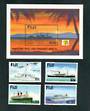 FIJI 1999 Maritime Past and Present. Second series. Set of 4 and miniature sheet. - 52494 - UHM