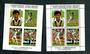 NEW ZEALAND 1988 World Record by Richard Hadlee. Two miniature sheets. One imperf and one perf. - 52563 - UHM