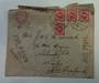 NEW ZEALAND 1940 Letter from Egypt to New Zealand Square Censor 95 cachet. Army Post stamps cancelled FPO KW2. Condition poor. -
