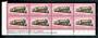 NEW ZEALAND 1973 Locomotives 4c Red. Plate Block 1B 1B 1B 1B. - 56301 - UHM