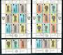 ISLE OF MAN 1978 Europa Celtic Crosses. Two sheetlets and set of 6. - 56338 - CTO