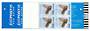 NEW ZEALAND 1993 Booklet. Fast Post. 10 x 80c NZ Falcon stamps with Fast Post labels. Reprint with Barcode and Roman Numeral. -