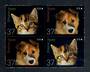 USA 2002 Cat and Dog. Self Adhesive. Block of 4. - 58119 - UHM
