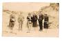Real Photograph of taken in 1920 of Maori Guide and tour party in Rotorua. . Details on the reverse. - 69607 - Photograph
