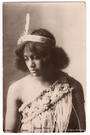 Real Photograph by Armstrong of Maori Girl. T mark (Postage Due) - 69663 - Postcard