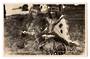Real Photograph by Frank Duncan of Maori Women plaiting Flax. - 69677 - Postcard
