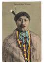 Coloured Postcard of Tatooed Maori Woman. - 69682 - Postcard