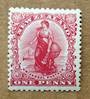 NEW ZEALAND 1898 1d Universal redrawn with diagonal shading. - 70 - UHM