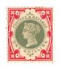 GREAT BRITAIN 1900 Victoria 1st Definitive 1/- Green and Carmine. - 70048 - LHM