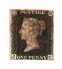GREAT BRITAIN 1840 1d Black. Nice copy with red Maltese Cross cancel. Letters JC. - 70051 - FU