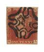 GREAT BRITAIN 1841 1d Red Maltese Obliterator. Number 3. - 70228 - FU