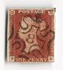 GREAT BRITAIN 1841 1d Red Maltese Obliterator. Number 8. - 70233 - FU