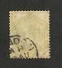 GREAT BRITAIN 1883 Victoria 1st Definitive 1/- Dull Green. A second rate copy. Grubby. An expert may be able to clean it up. - 7