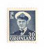 GREENLAND 1953 30 ore Blue. Well centred .Hinge mark and tiny gum removal. - 70441 - LHM