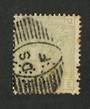 GREAT BRITAIN 1877 4d Sage-Green. Plate 16. Letters EQQE. Perfin copy. Postmark DS/F in oval in bars. Two missing perfs. - 70640