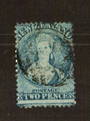 NEW ZEALAND 1862 Full Face Queen 2d Pale Blue. Watermark NZ. Perf 13 at Dunedin. Plate 1 worn. Sound copy. CP A2j (X) $NZ 300.00