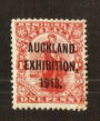 NEW ZEALAND 1913 Auckland Exhibition 1d. Centred slightly north east. - 71308 - LHM