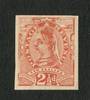 NEW ZEALAND 1882 Second Sideface 2½d Brown. Proof. - 71316 - Proof