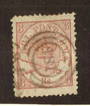 DENMARK 1864 3sk Lilac-Rose. Two blunt perfs at right. Cancel 181. - 71406 - FU