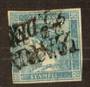 AUSTRIA 1851 Newspaper (0.6k) Blue. Type 1 with badly formed G, (refer SG catalogue). Nice copy with good (but not quite complet
