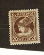 AUSTRO-HUNGARIAN MILITARY POST 1916 Newspaper 20h Brown. Perf 11.1/2. - 71541 - LHM