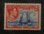 GILBERT & ELLICE ISLANDS 1939 Geo 6th Definitive 2/- Deep Ultramarine and Orange-Red. - 72038 - UHM