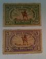 AUSTRALIA Coolgardie Cycle Express Company 6d and 5/- values. A little toning exists in the gum. Therefore MNG. - 72546 - MNG
