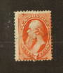 USA 1870 Stanton 7c Orange with Grill clearly visible. - 73602 - Used