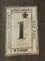 HAWAII 1860 1c Black on greyish paper. Forgery. - 73618 - Mint