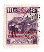 LIECHENSTEIN 1932 Official 10 rappen Deep Reddish Lilac. Perf 10.5. - 73781 - VFU