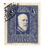 LIECHENSTEIN 1933 Definitive 3f Blue. - 73790 - VFU