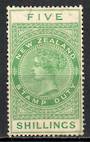 NEW ZEALAND 1862 Full Face Queen 4d Rose. Perforated. Light 14 cancel that covers the face. One dull corner. Still a very attrac
